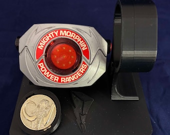 MMPR ‘91/‘93 Morpher, coin and communicator stand | Accessories NOT included | stand only