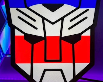 Heroic robot led light box | Night Light