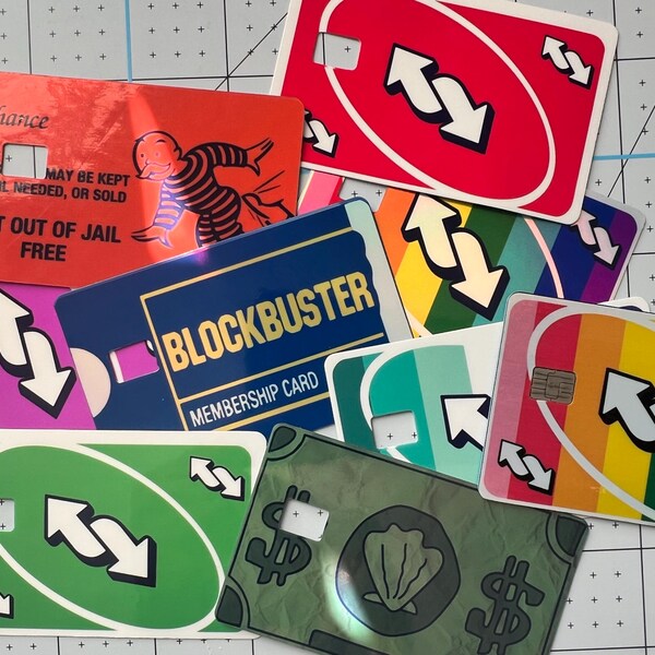 Custom Credit Card Sticker Template Etsy