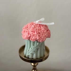 Rose Bouquet | Flower Candle | Rose Bouquet Candle