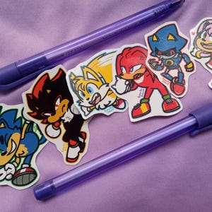 Adesivos Sonic the Hedgehog || Sonic || Adesivos Sonic || 2 em adesivos