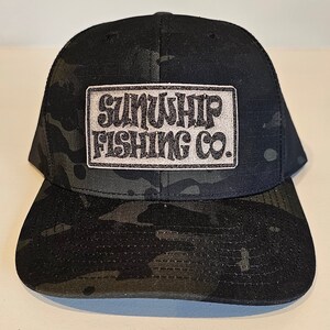 Camo SunWhip Fishing Co. Hat