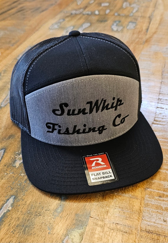 Black ,Grey, Black Sunwhip Fishing Co. Hat
