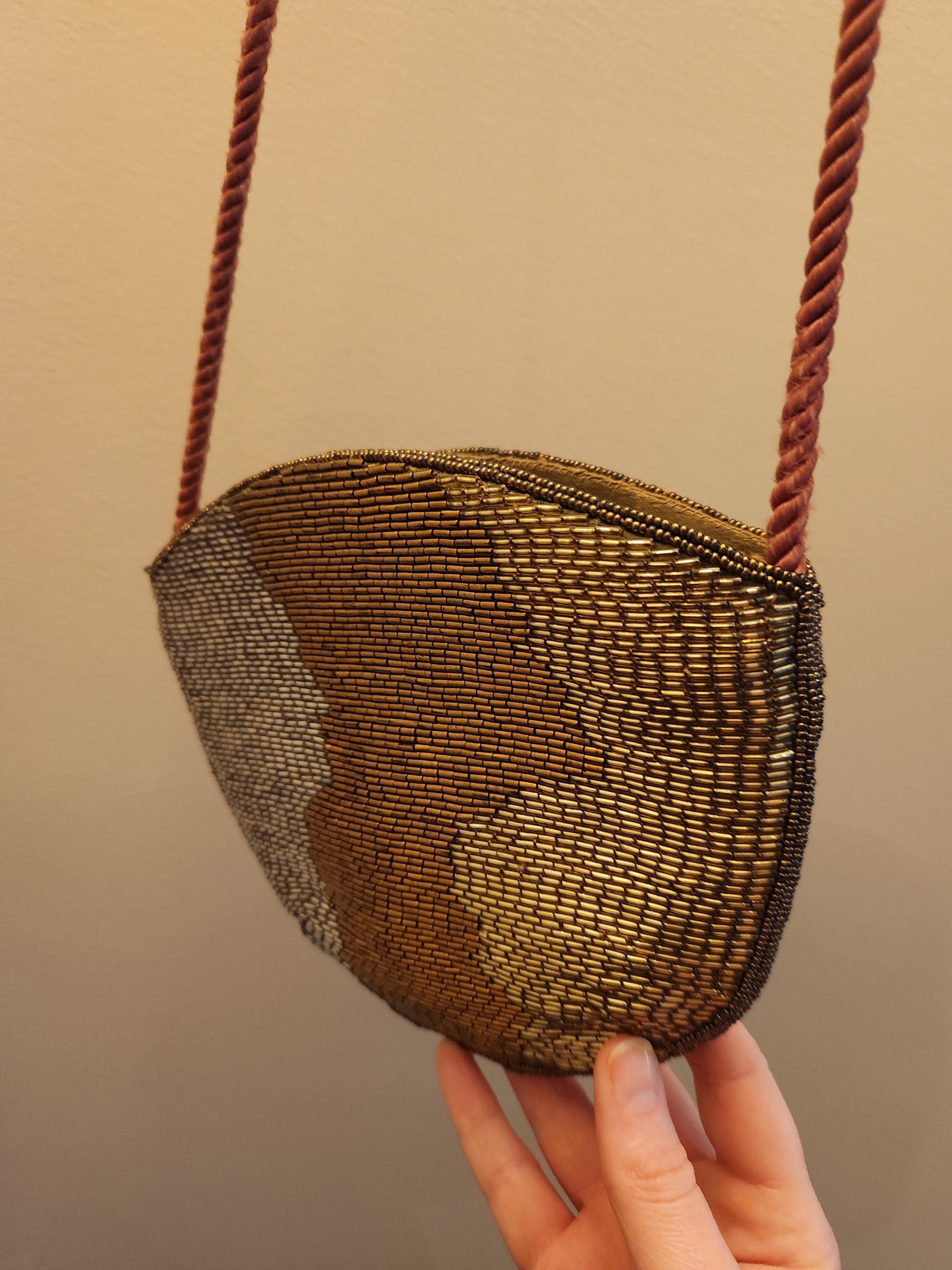 70年代のヴィンテージビーズバッグ。 - Etsy 日本