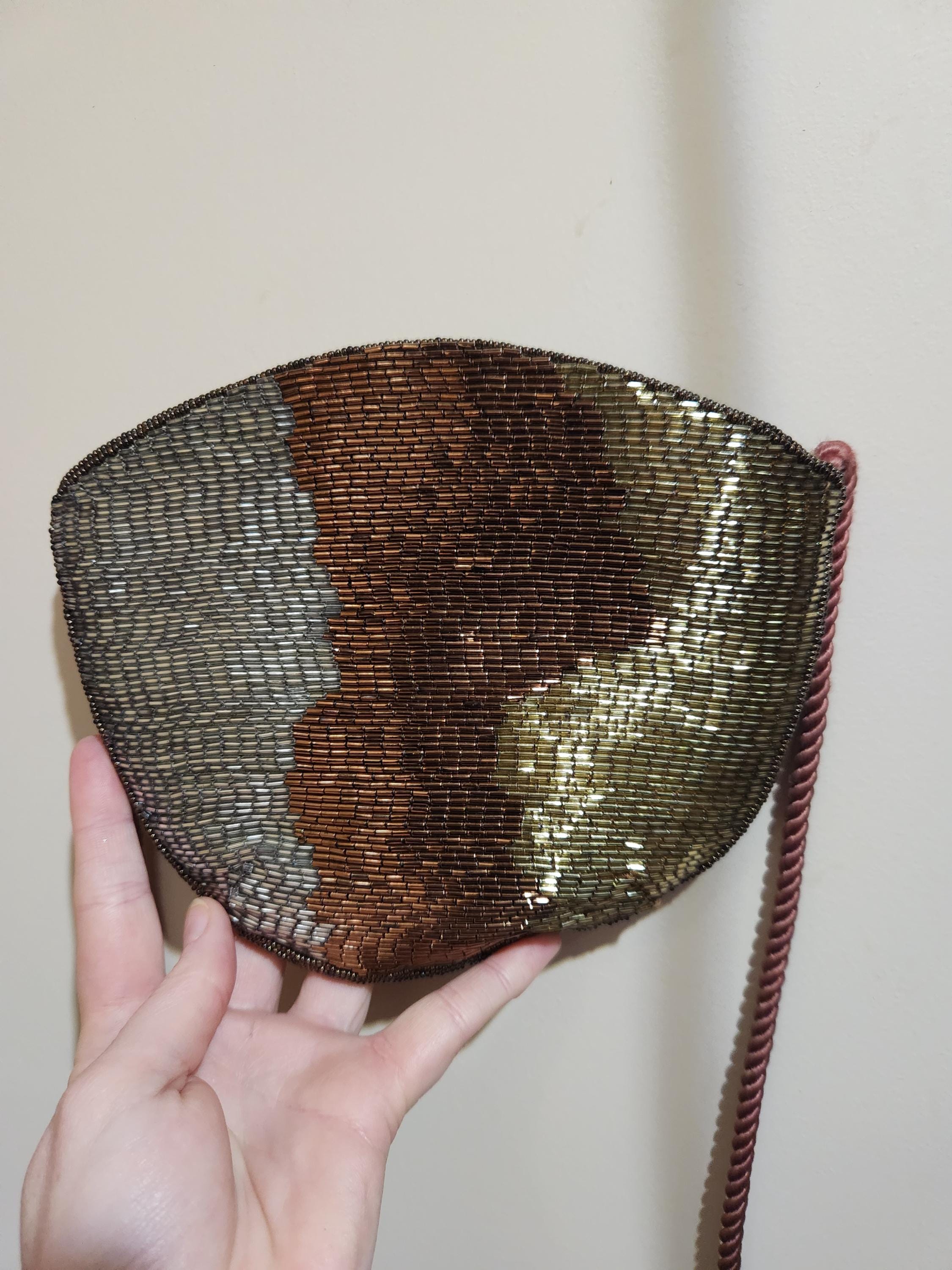 70年代のヴィンテージビーズバッグ。 - Etsy 日本