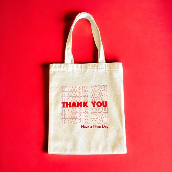CafePress 'Thank You Have A Nice Day' Tote Bag - Natural Canvas Reusable Shopping Bag, 2 Sizes - View #5
