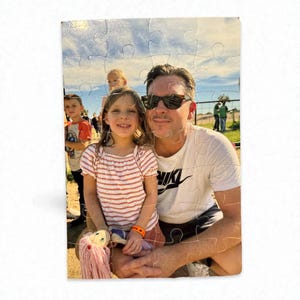 Custom Photo Puzzle, Personalized Picture Puzzle, Create Your Own Puzzle, 12 or 28 Piece, Wedding Favor, Party Favor, Kids & Business Gift image 4