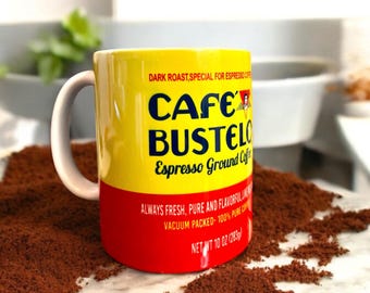 Café Bustelo Coffee Mug: Funny Cafecito Cup