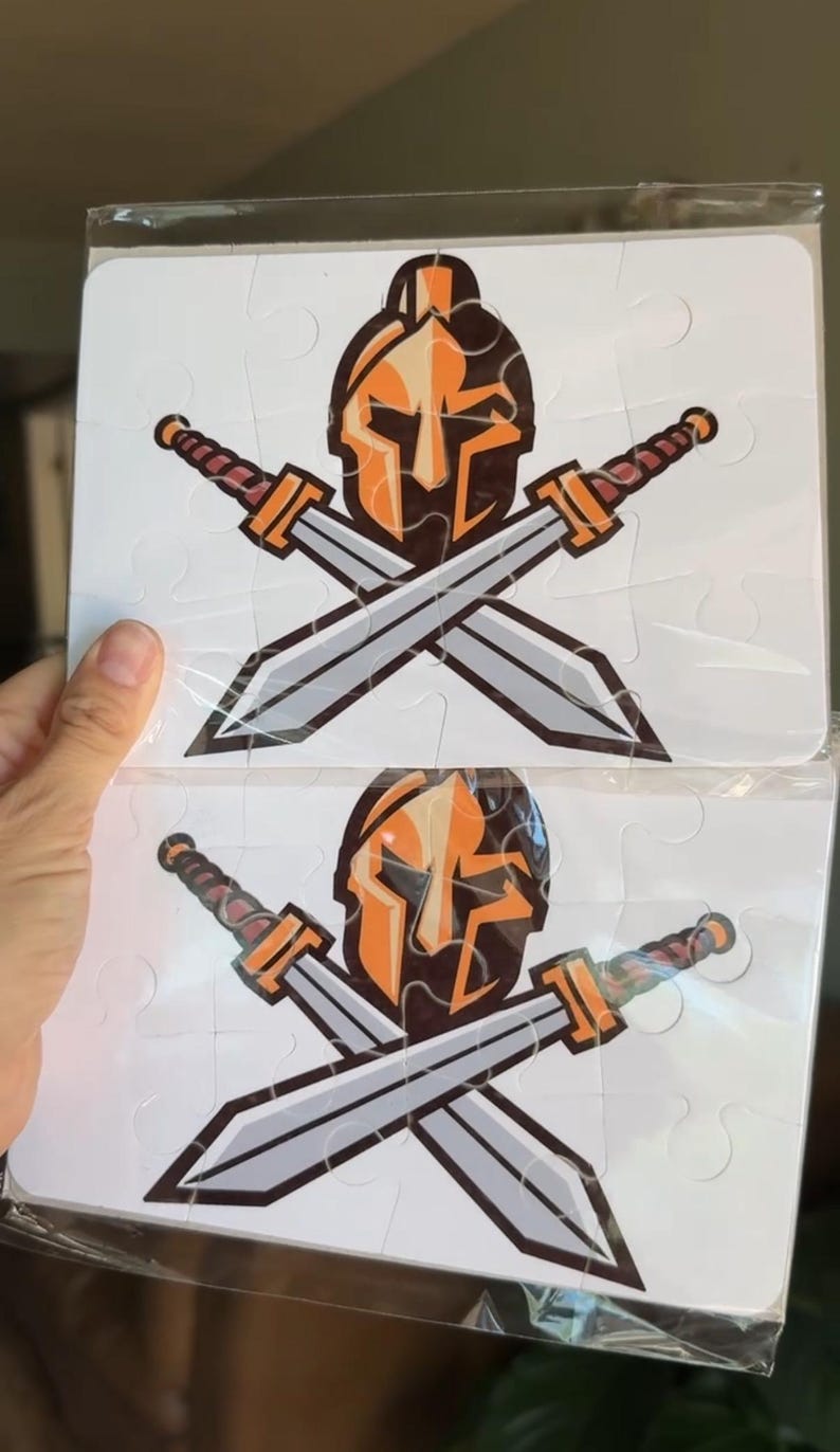 Custom Photo Puzzle, Personalized Picture Puzzle, Create Your Own Puzzle, 12 or 28 Piece, Wedding Favor, Party Favor, Kids & Business Gift image 13