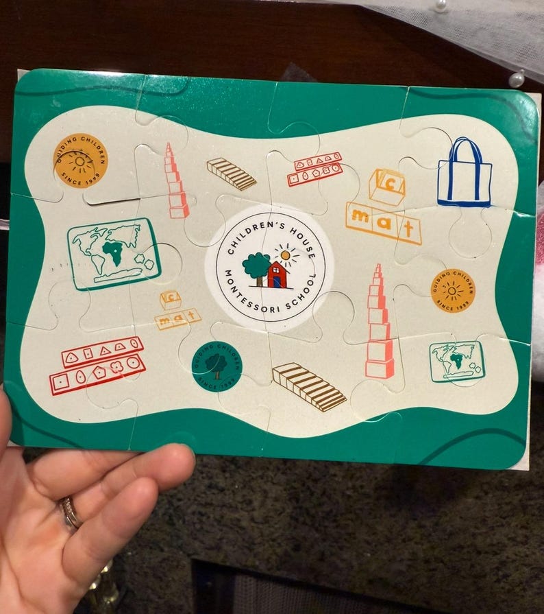 Custom Photo Puzzle, Personalized Picture Puzzle, Create Your Own Puzzle, 12 or 28 Piece, Wedding Favor, Party Favor, Kids & Business Gift image 15