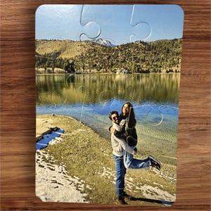 Custom Photo Puzzle, Personalized Picture Puzzle, Create Your Own Puzzle, 12 or 28 Piece, Wedding Favor, Party Favor, Kids & Business Gift image 8