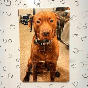 Custom Photo Puzzle, Personalized Picture Puzzle, Create Your Own Puzzle, 12 or 28 Piece, Wedding Favor, Party Favor, Kids & Business Gift image 5