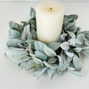Lamb&#39;s Ear Wreath: Farmhouse Greenery, Year-Round Decor