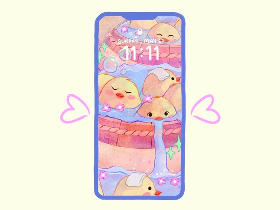 Otori Sama Lockscreen Cozy Phone Wallpaper Spirited Away Studio Ghibli Cute Phone Wallpaper Anime Digital Download Android Ios Etsy