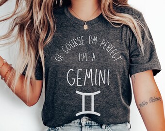 Gemini Shirt, Gemini Gift, Funny Gemini Shirt, Zodiac Gemini Shirt, Gemini Birthday Gift, Gift for Gemini, Christmas Gift For Geminis