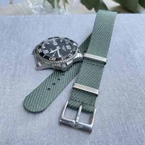 Elite Single Pass - Green Watch Strap