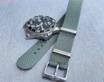 Elite Single Pass - Green Watch Strap
