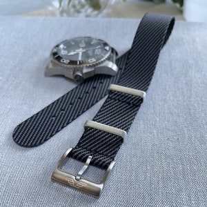 Elite Single Pass - Stealth Black and Gray Watch Strap