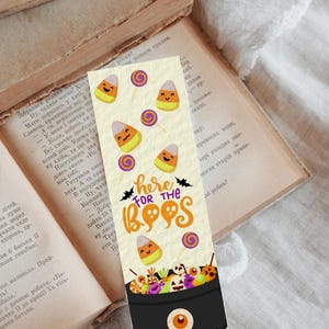 Halloween Bookmarks Set – 10 Spooky Printable & SVG Designs for Book Lovers, Cute Digital Bookmark Pack