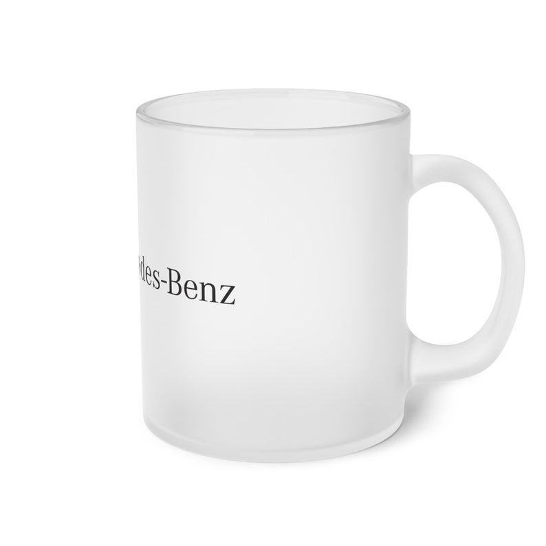 Tasse en verre givré avec logo Mercedes Benz image 5