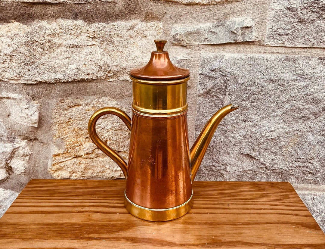Beautiful Vintage Copper Coffee Maker Copper Coffee Pot Etsy
