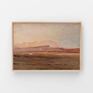 Vintage Abstract Landscape Print | Printable Wall Art | Bohemian Downloadable Print | Digital Art | Digital Downloads | Farmhouse Decor
