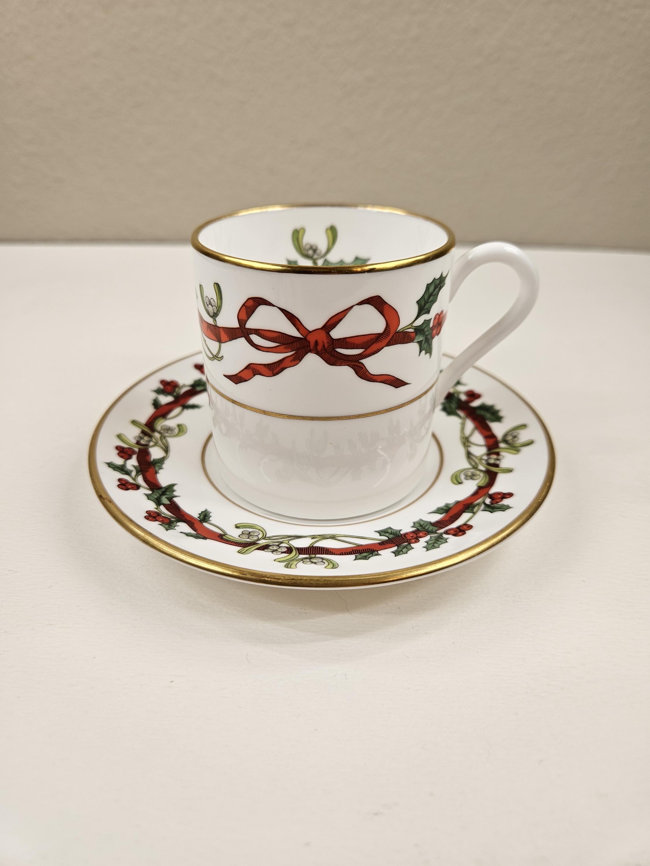 Royal Worcester Holly Ribbons China - Etsy