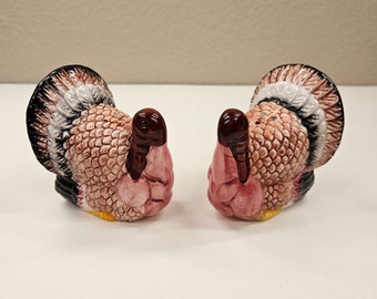 Turkey Salt and Pepper Shakers Ceramic WCL