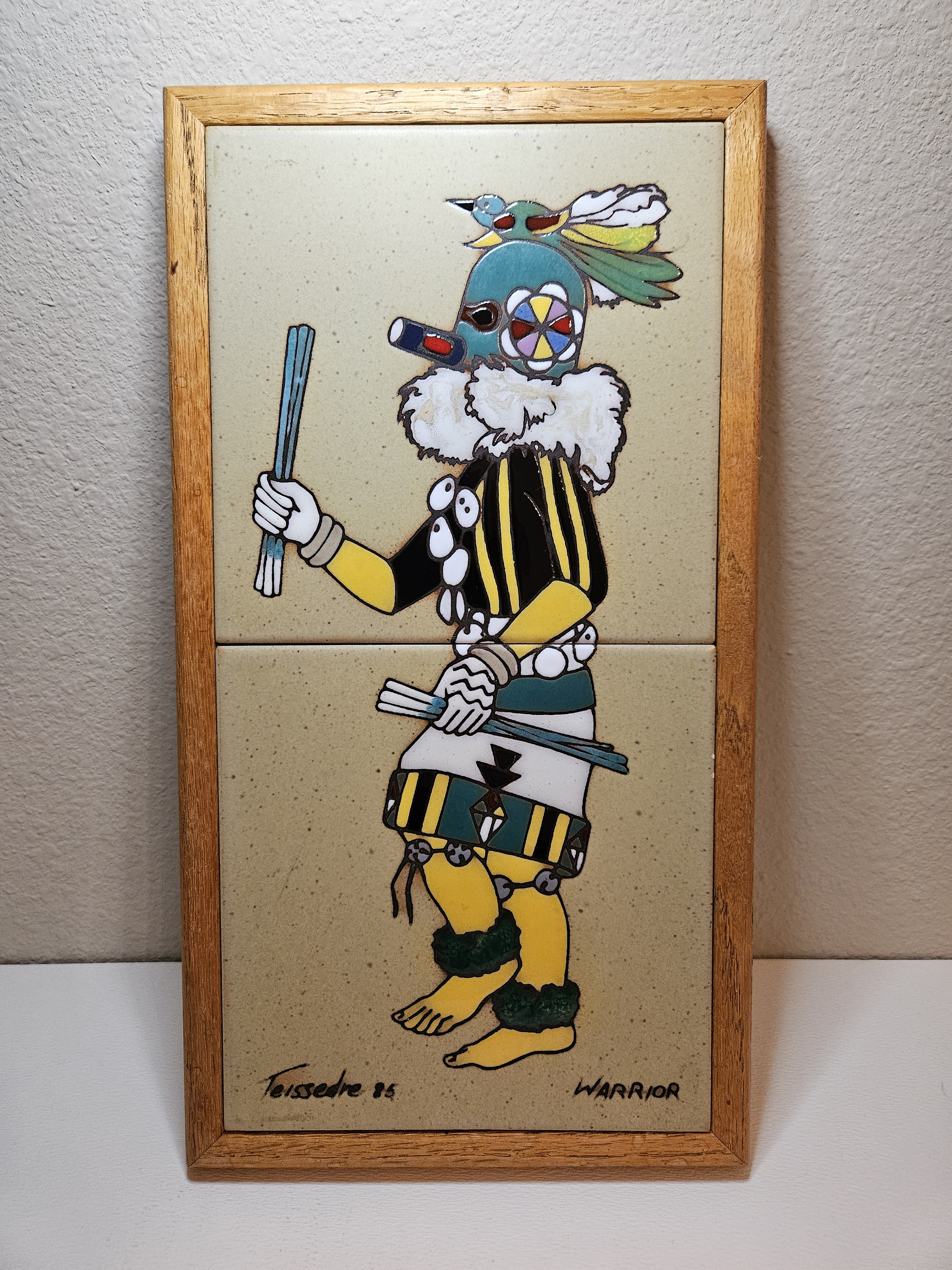 Framed Native American Art by cheapest Cleo Teissedre