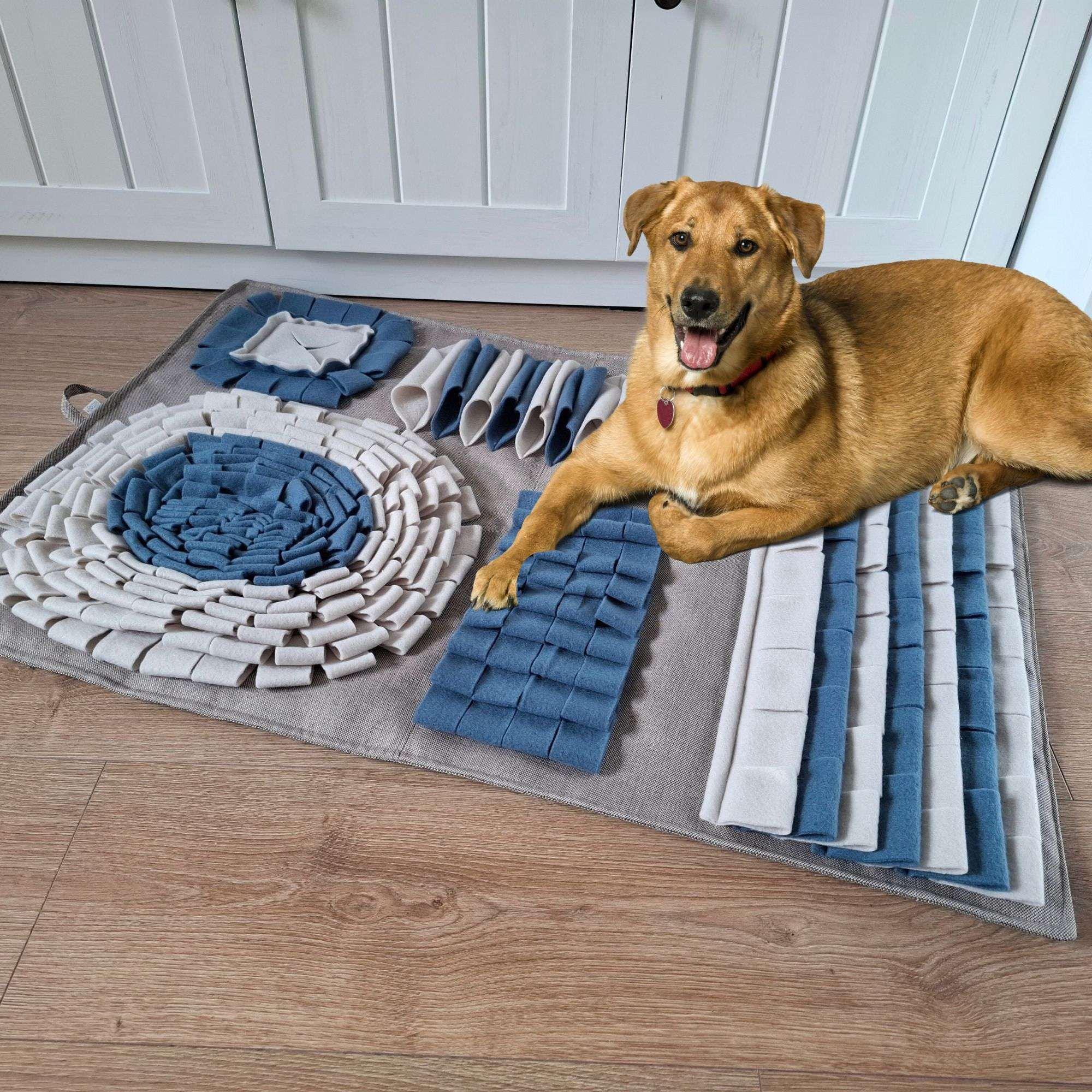 Tapete grande para olfatear perros (90 x 60 cm), juguete lavable