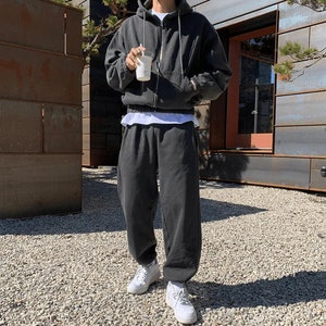 GS No. 94 Grey Zip-up Hoodie and Sweatpants zdjęcie 7