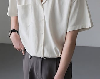 GS No. 119 Loose Short-sleeves Shirt