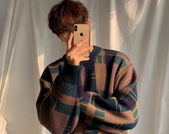 GS No. 169 Block Plaid Pullover