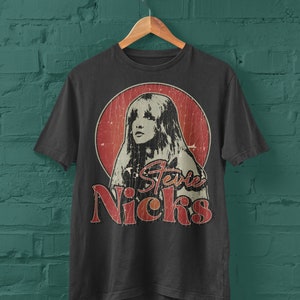 Stevie Nicks Comfort Colors Band TShirt, Old School Band T-shirt, Retro Music Shirt, Rock Band Tee, Oversized Trendy Shirts