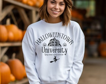 Halloween Town University Sweatshirt Witchy Spell Sweatshirt Vintage Sweatshirt Family Halloween Sweatshirt Gift for Her Magic School