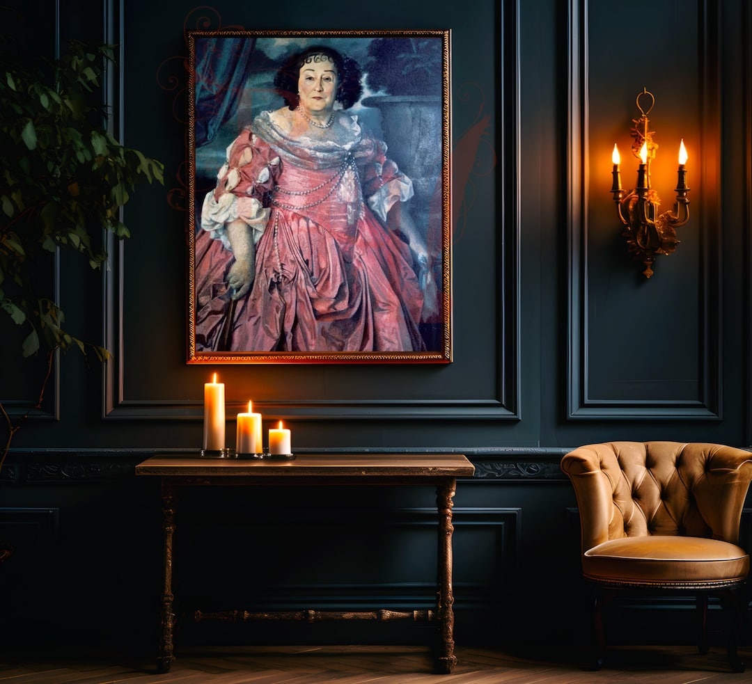 Hogwarts Fat Lady Portrait Digital Fine Art Print Magic School ...