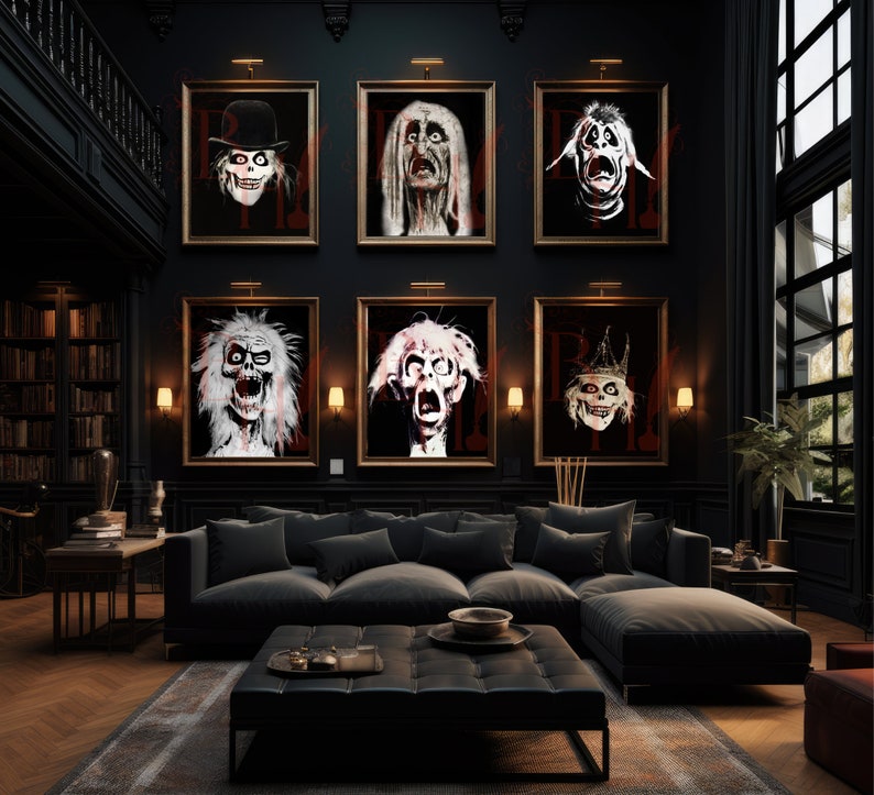 9 Haunted Mansion Family Portraits Digital Art Print Haunted Ghost Poster 999 Happy Haunts Large Sizes 300 DPI High Resolution Crisp Images image 2