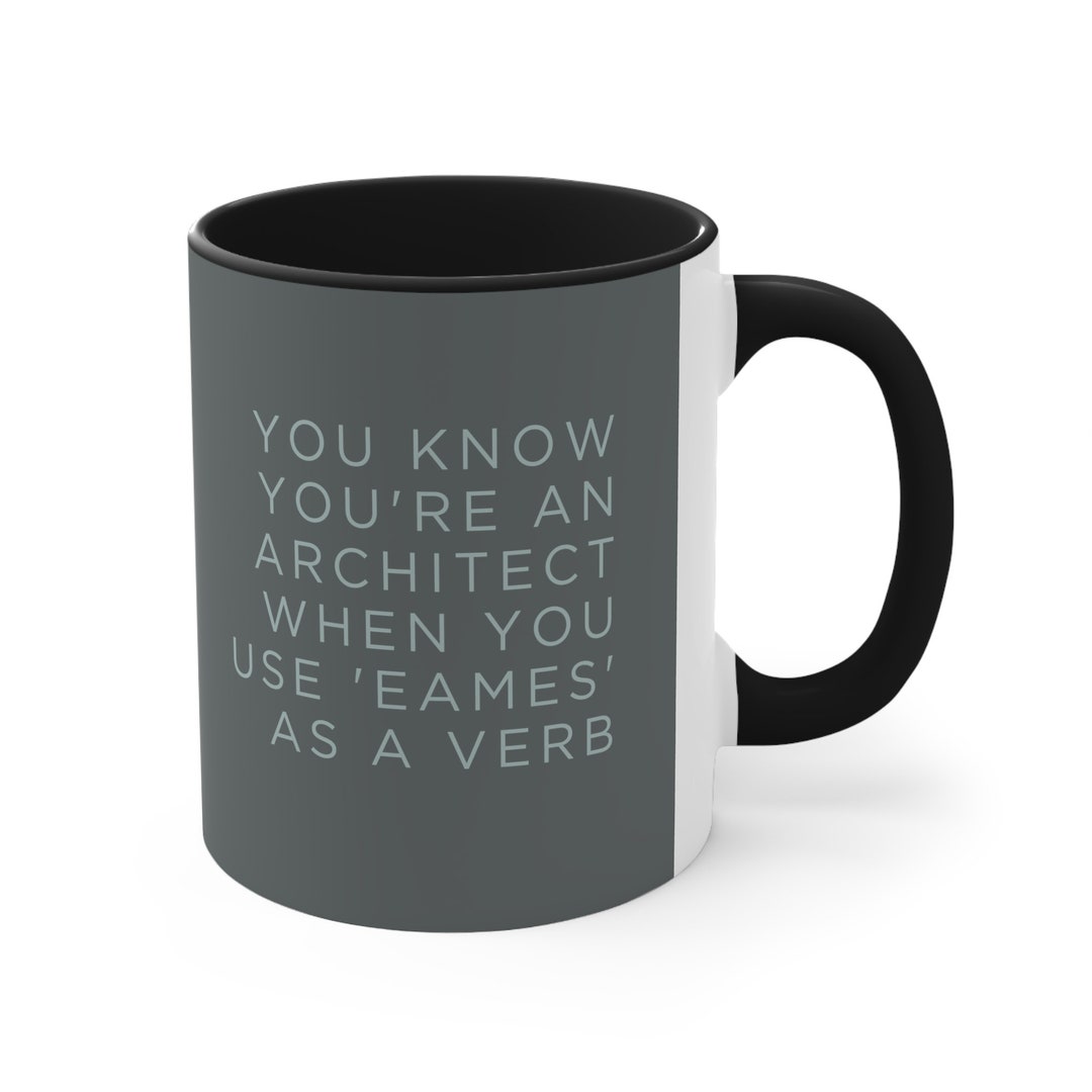 Architecture Architect Eames as a Verb Architecture Humor Etsy