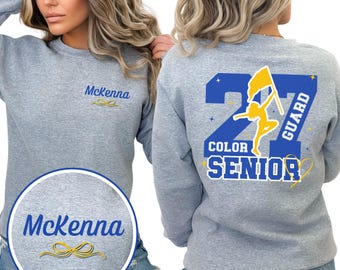 Custom Senior 2027 Color Guard Hoodie