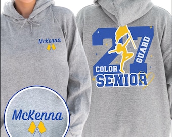 Custom Senior 2027 Color Guard Hoodie