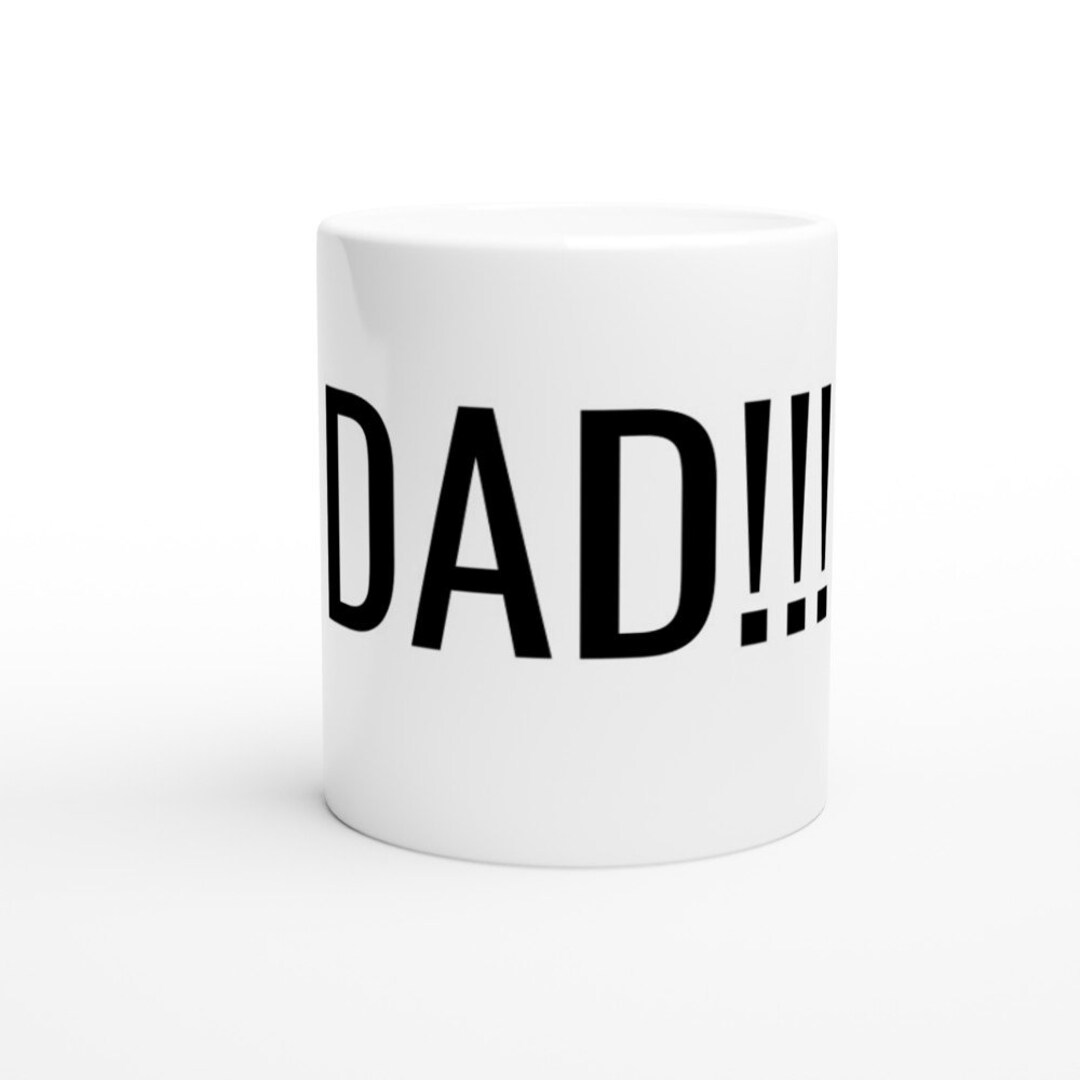 Dad Script Mug DAD Mug 11oz. - Etsy