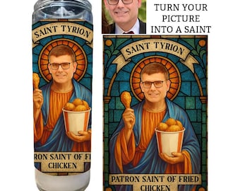 Custom Funny Saint Prayer candle |  DIGITAL COPY ONLY