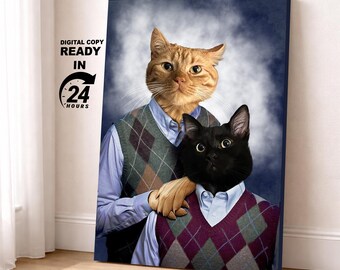 Custom Bestfriend | Friends Portrait| Custom Step Brothers | Lesbian Couple Poster | Best Friend | LGBT | LGBT Couple