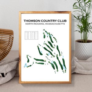 Any Golf Course Map, Watercolor Style Golf Course Layout, Sport Theme Father&#39;s Day Personalized Golf Art Dad&#39;s Birthday Gift for Golfer