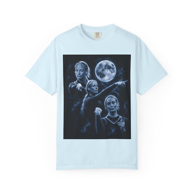 Sophie Cunningham pointing Shirt, Sophie 3 wolves moon shirt, Wolf Moon Parody Sports Shirt, WNBA Fan Gift image 12