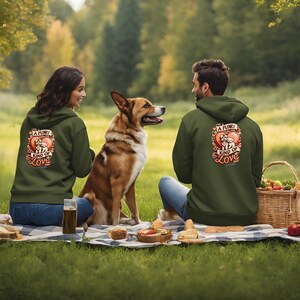 A Furry Kind Of Love Hoodie | Cute Pet Lovers Gift for Dog Owners | Unisex Heavy Blend™ Hooded Sweatshirt | Cute Gift Ideas For Her or Him