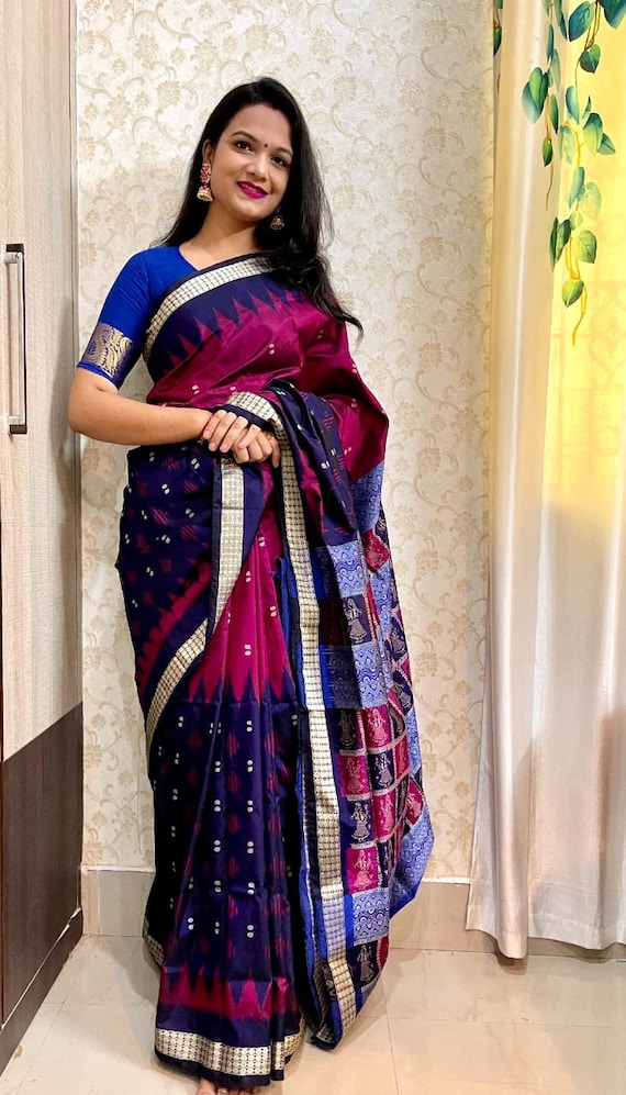 Sambalpuri top wedding saree