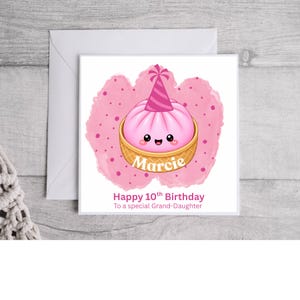 Personalized Dumplin birthday card