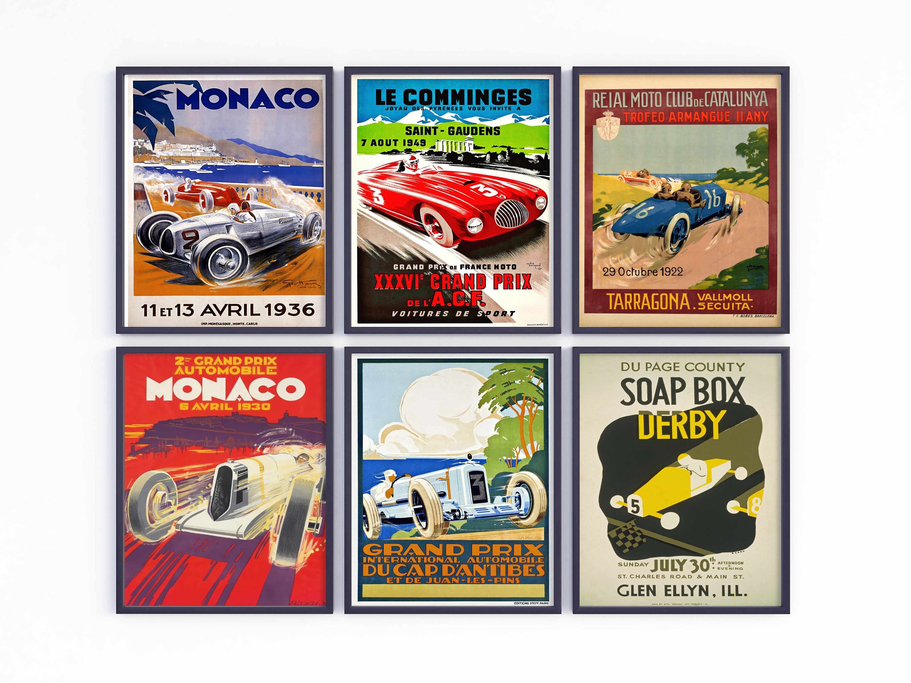 vintage-car-racing-poster-set-of-6-retro-style-original-print-from-the