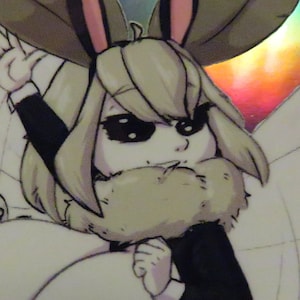 Alleen volwassenen - Reverse Bunny-Suit Vivi - Holografische sticker